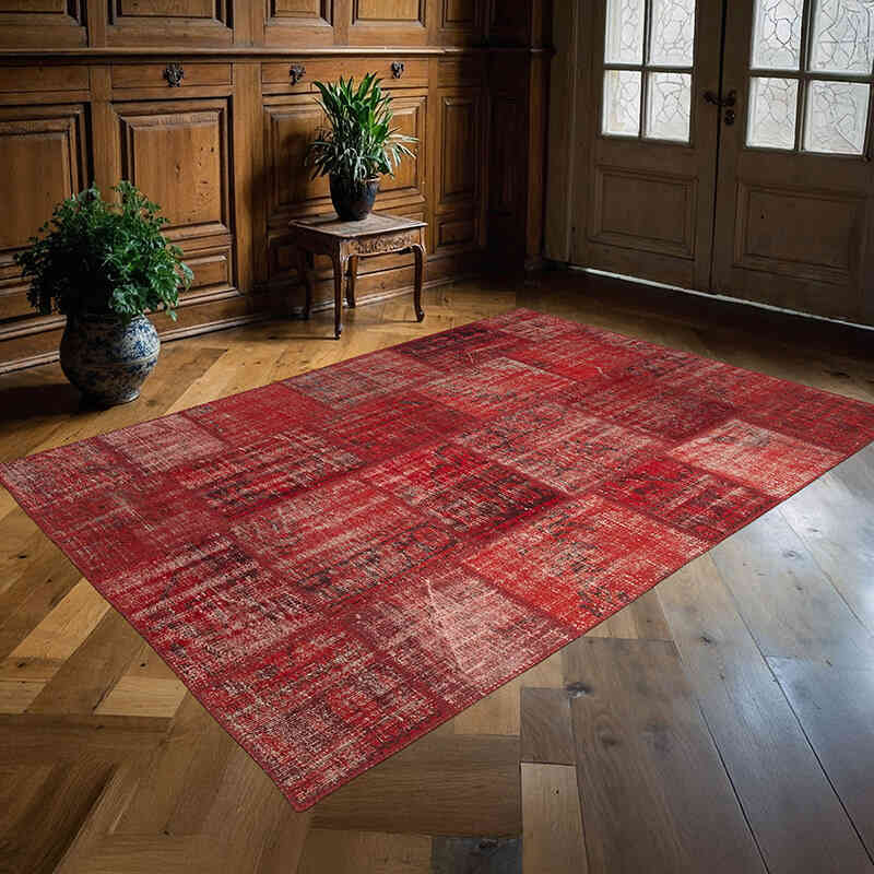 Alfombra Turca de Retazos - 171 cm x 245 cm - K0064233