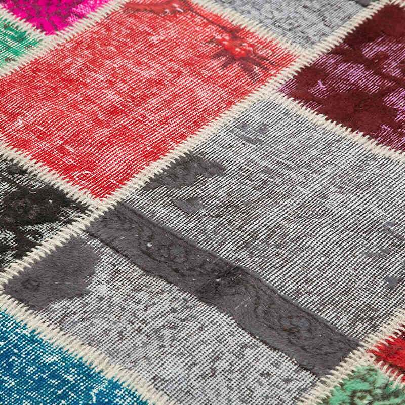 Patchwork El Dokuma Halı - 179 cm x 243 cm - K0064234