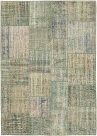 Alfombra Turca de Retazos - 175 cm x 242 cm