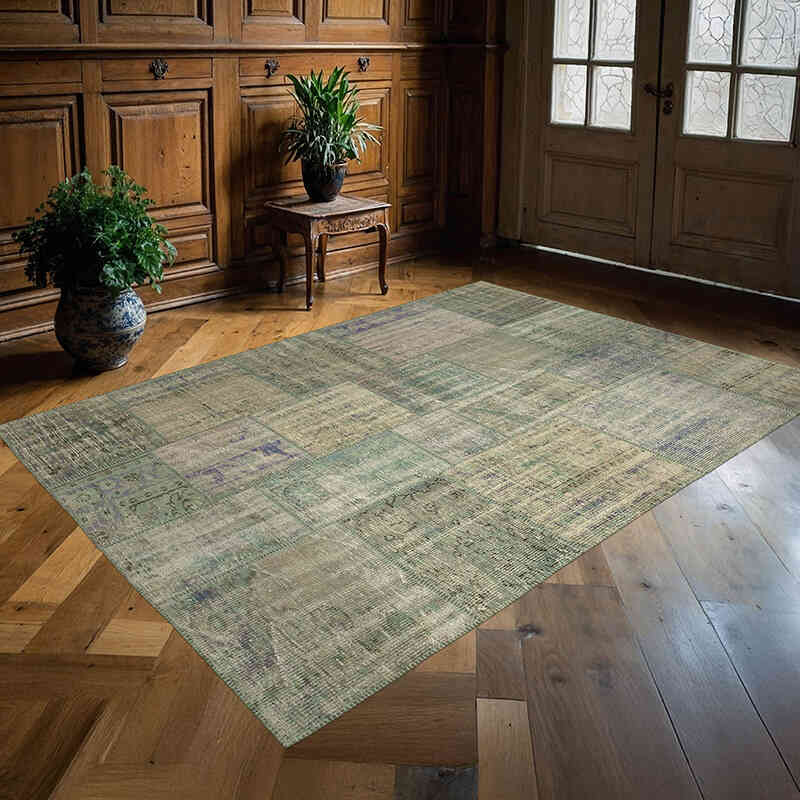Alfombra Turca de Retazos - 175 cm x 242 cm - K0064236