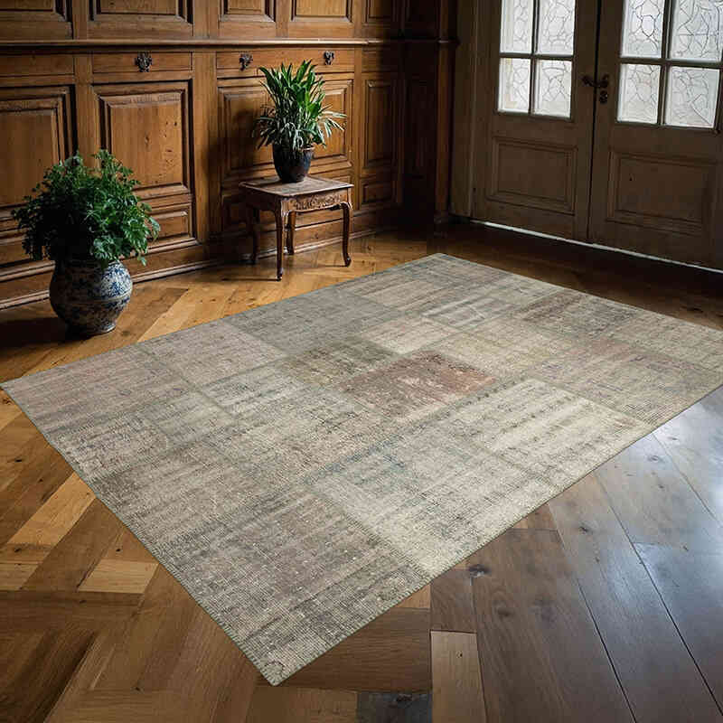 Alfombra Turca de Retazos - 177 cm x 243 cm - K0064238