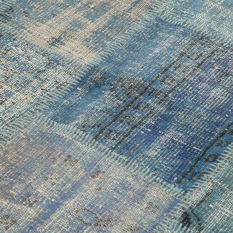 Patchwork Hand-Knotted Turkish Rug - 5' 9" x 8'  (69" x 96") - K0064241