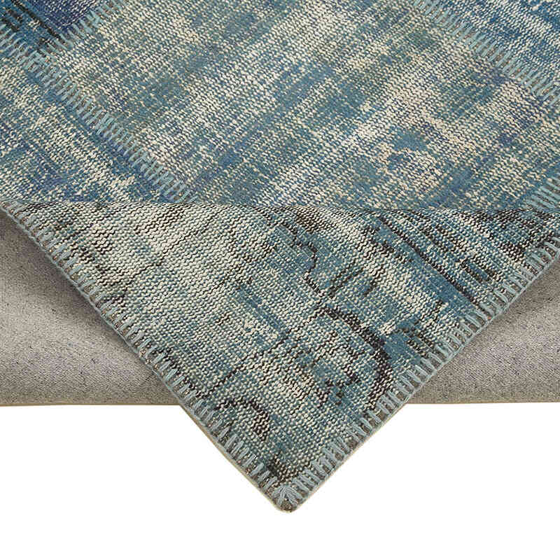 Patchwork Hand-Knotted Turkish Rug - 5' 9" x 8'  (69" x 96") - K0064241
