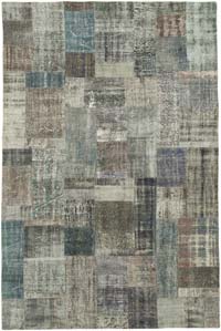 Patchwork El Dokuma Halı - 201 cm x 300 cm