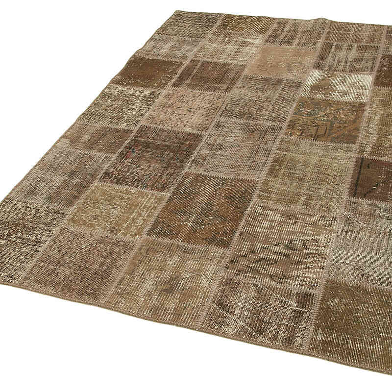 Patchwork El Dokuma Halı - 143 cm x 207 cm - K0064269