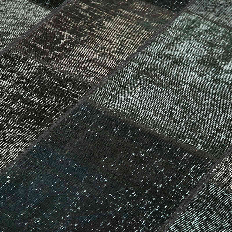 Patchwork Hand-Knotted Turkish Rug - 4' 9" x 6' 7" (57" x 79") - K0064270