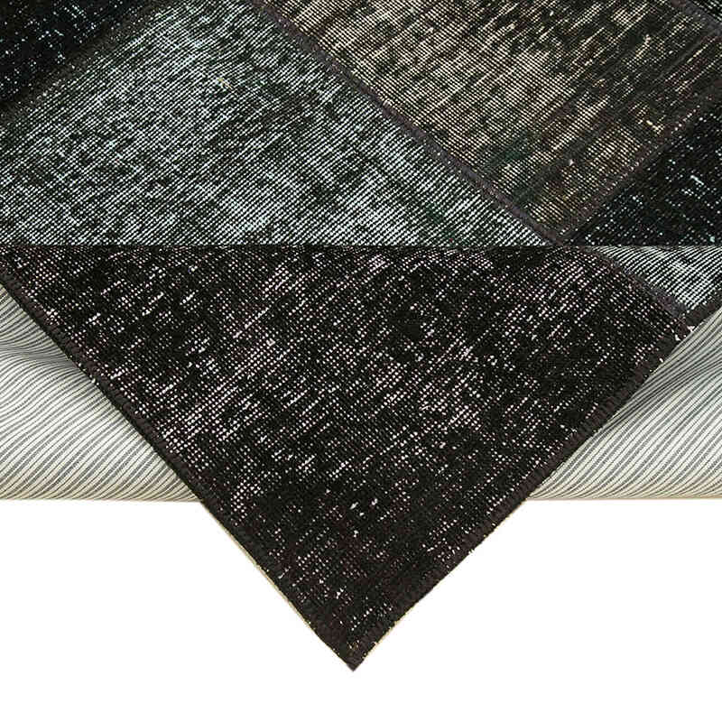 Patchwork Hand-Knotted Turkish Rug - 4' 9" x 6' 7" (57" x 79") - K0064270