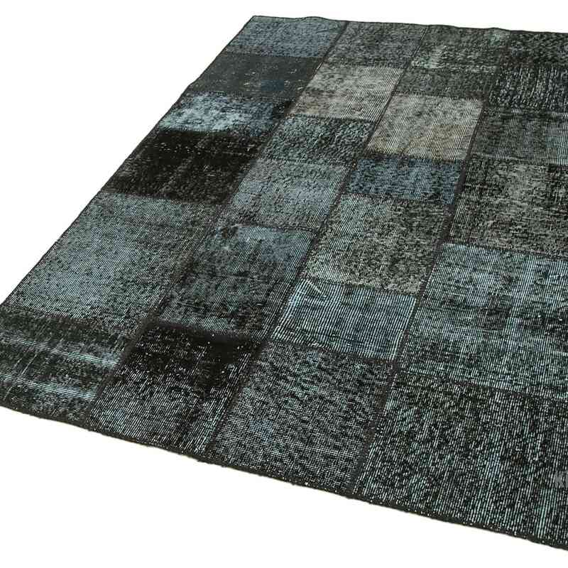 Patchwork Hand-Knotted Turkish Rug - 4' 5" x 6' 8" (53 in. x 80 in.) - K0064274