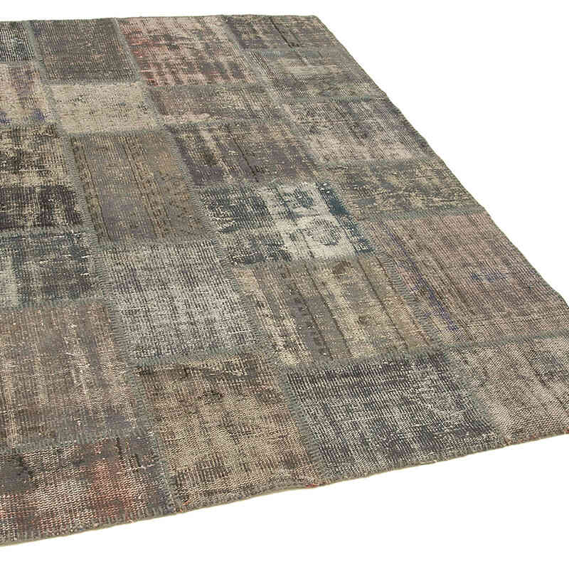 Patchwork El Dokuma Halı - 150 cm x 210 cm - K0064283