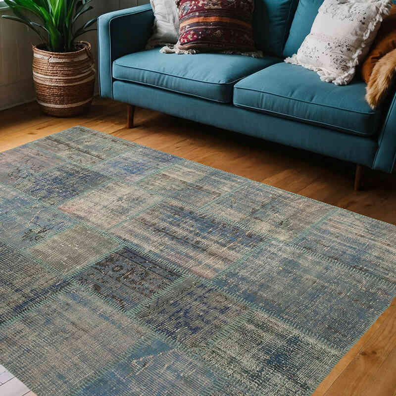 Alfombra Turca de Retazos - 149 cm x 209 cm - K0064284