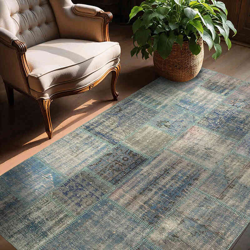 Alfombra Turca de Retazos - 149 cm x 209 cm - K0064284