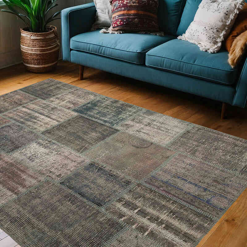 Alfombra Turca de Retazos - 149 cm x 209 cm - K0064285