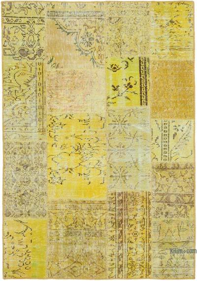 Patchwork El Dokuma Halı - 123 cm x 176 cm