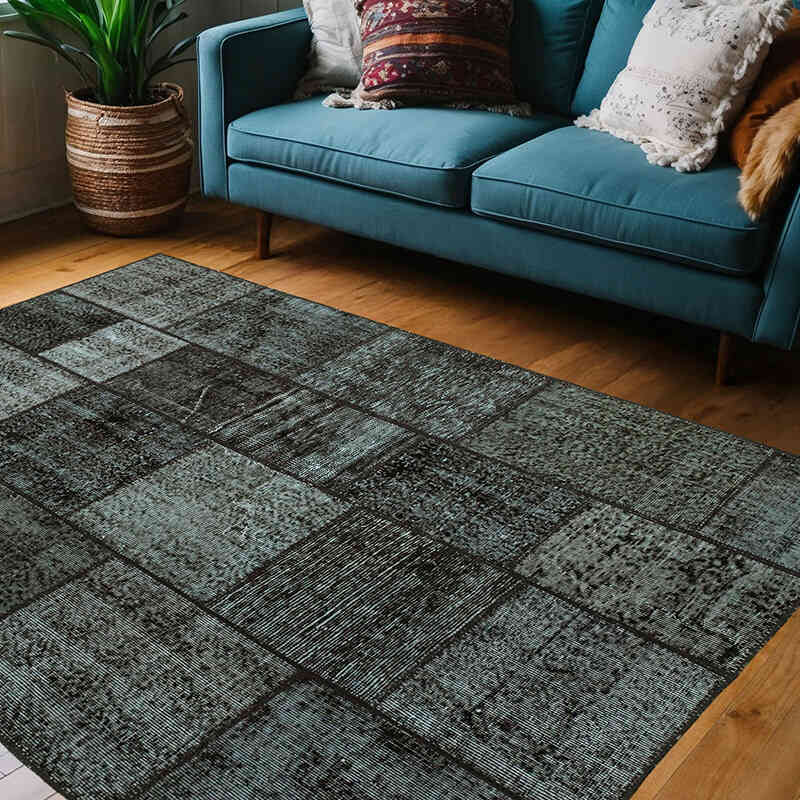 Alfombra Turca de Retazos - 145 cm x 202 cm - K0064289