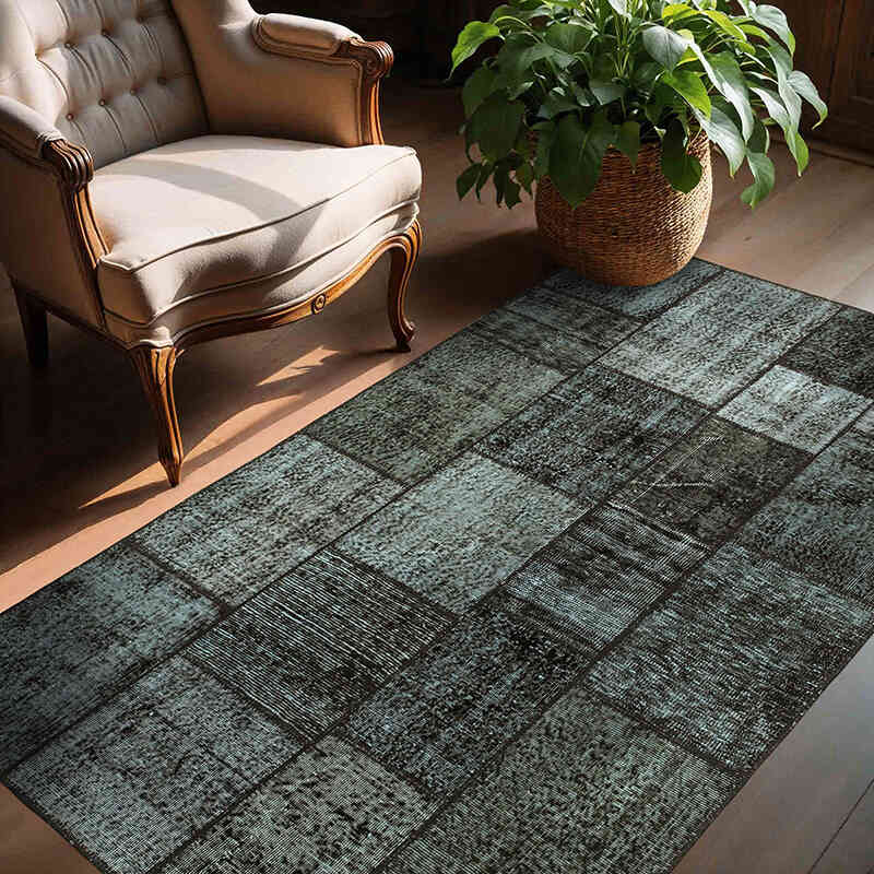 Alfombra Turca de Retazos - 145 cm x 202 cm - K0064289