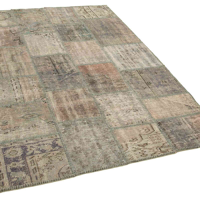 Patchwork El Dokuma Halı - 138 cm x 204 cm - K0064296
