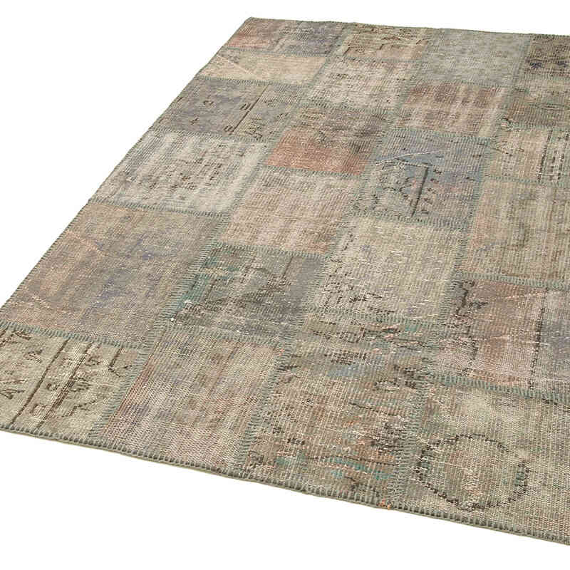Patchwork El Dokuma Halı - 138 cm x 204 cm - K0064296