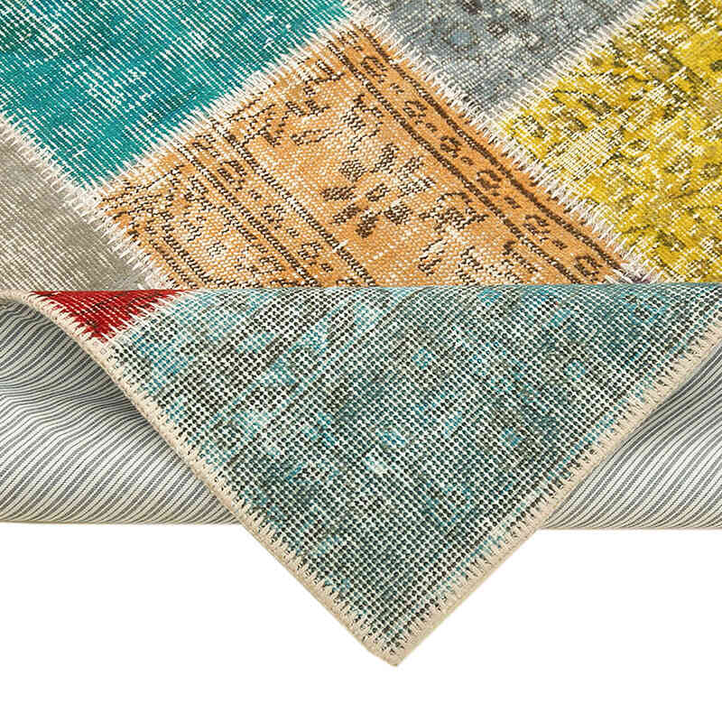 Patchwork El Dokuma Halı - 144 cm x 209 cm - K0064297