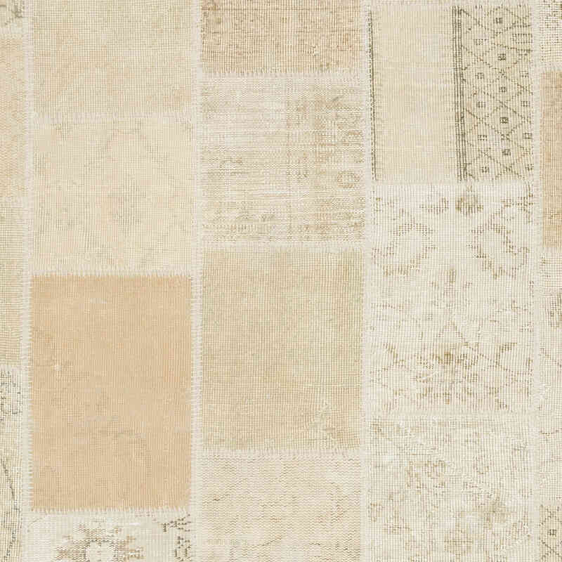 Patchwork Hand-Knotted Turkish Rug - 4' 9" x 6' 7" (57" x 79") - K0064304