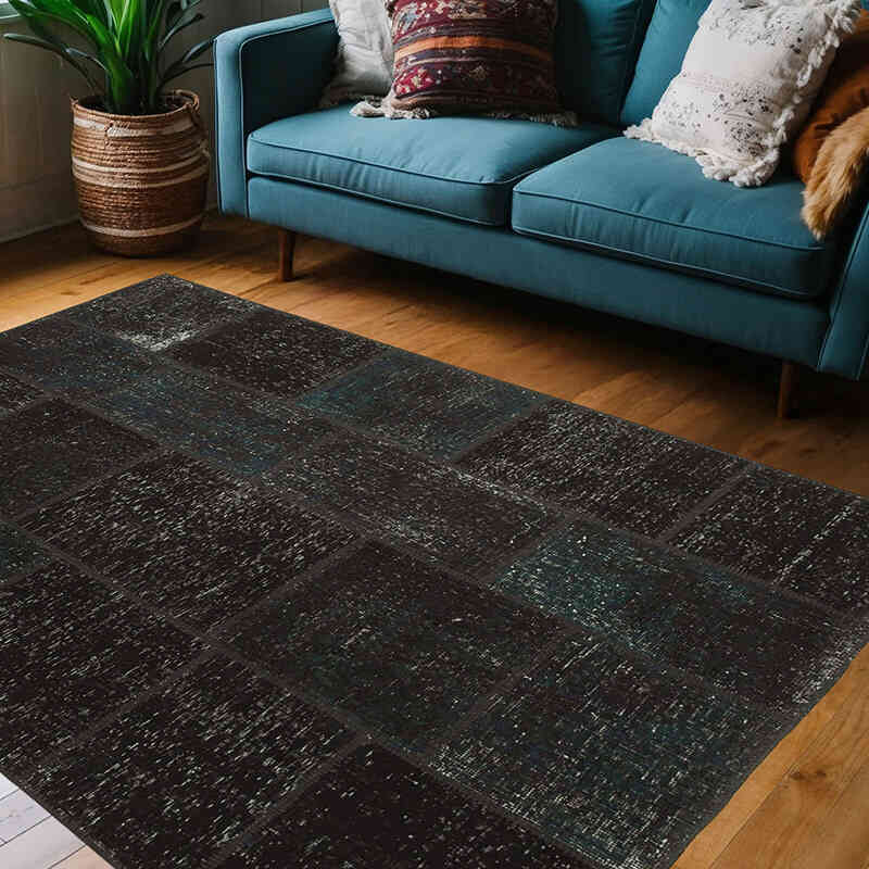Alfombra Turca de Retazos - 146 cm x 209 cm - K0064305