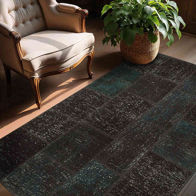 Alfombra Turca de Retazos - 146 cm x 209 cm - K0064305