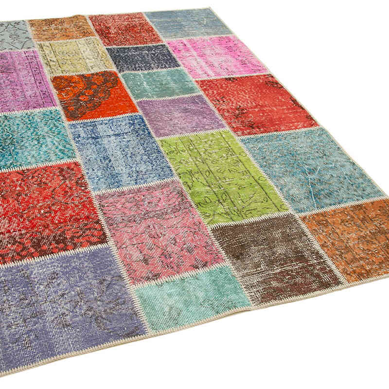 Alfombra Turca de Retazos - 146 cm x 205 cm - K0064309