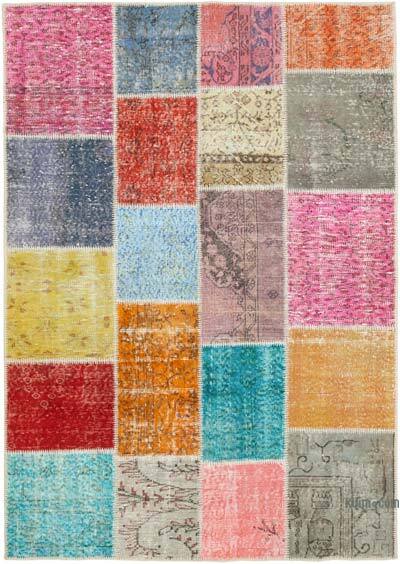 Patchwork El Dokuma Halı - 145 cm x 204 cm