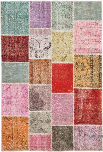 Patchwork El Dokuma Halı - 144 cm x 212 cm