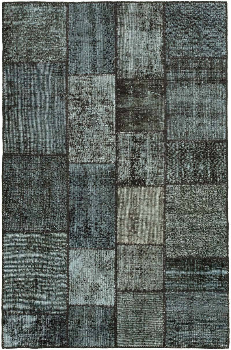 Patchwork El Dokuma Halı - 134 cm x 206 cm - K0064317