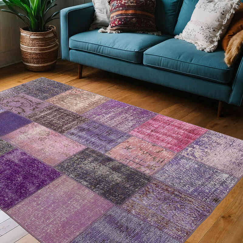 Alfombra Turca de Retazos - 134 cm x 200 cm - K0064330