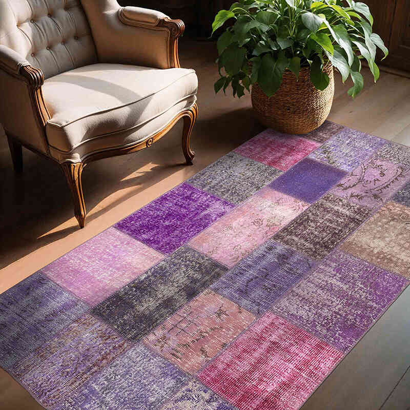 Alfombra Turca de Retazos - 134 cm x 200 cm - K0064330