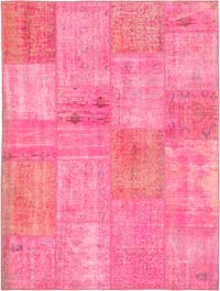 Patchwork El Dokuma Halı - 156 cm x 205 cm