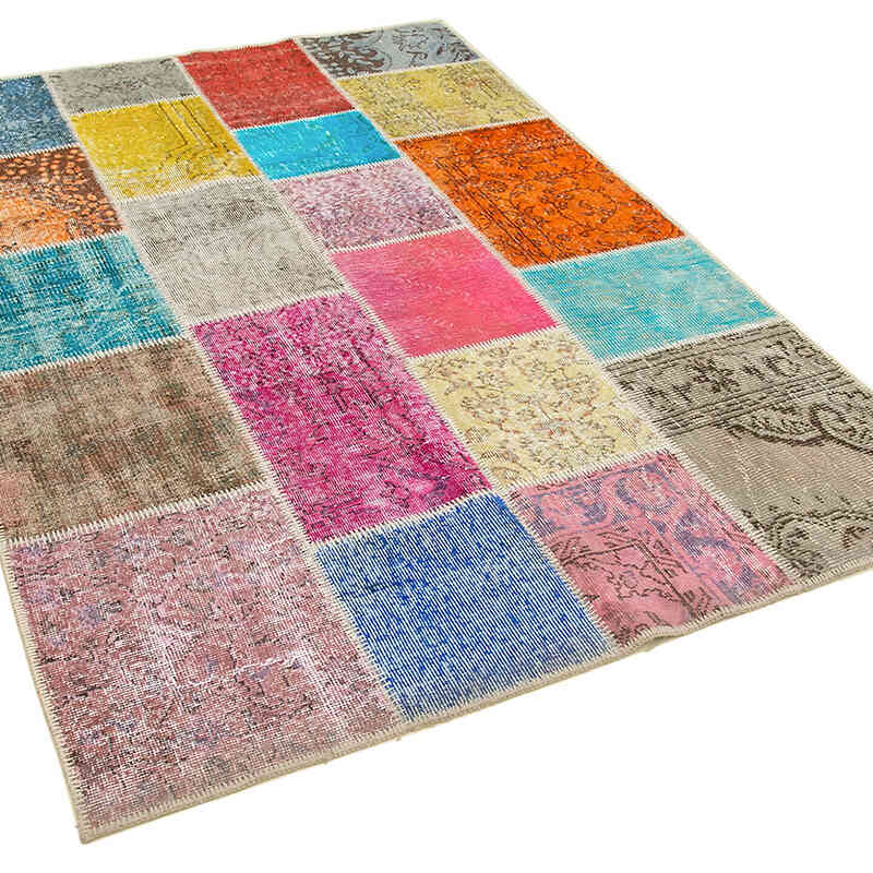 Alfombra Turca de Retazos - 145 cm x 208 cm - K0064342