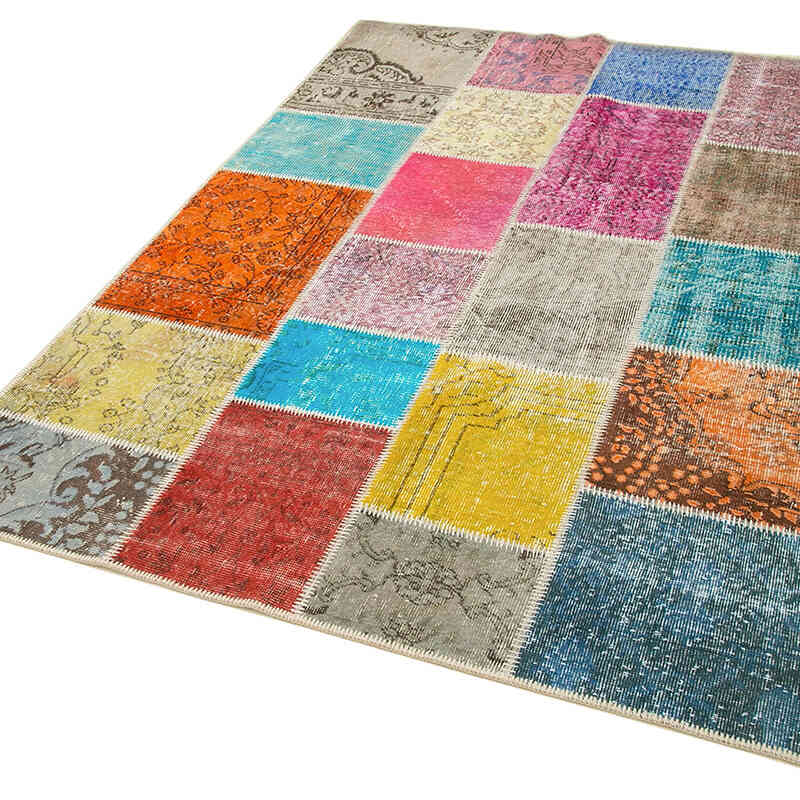 Alfombra Turca de Retazos - 145 cm x 208 cm - K0064342