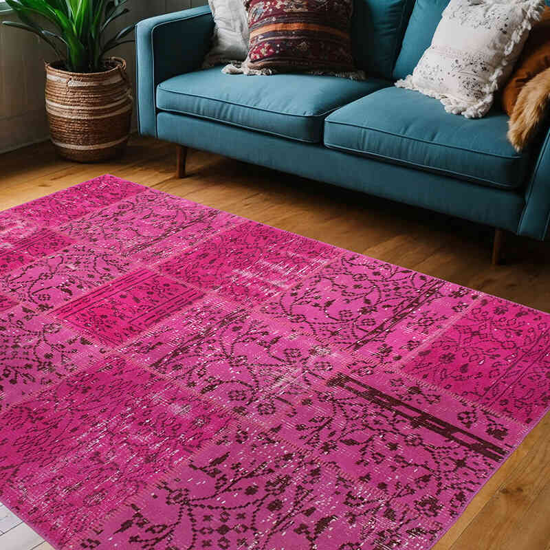 Alfombra Turca de Retazos - 140 cm x 200 cm - K0064345