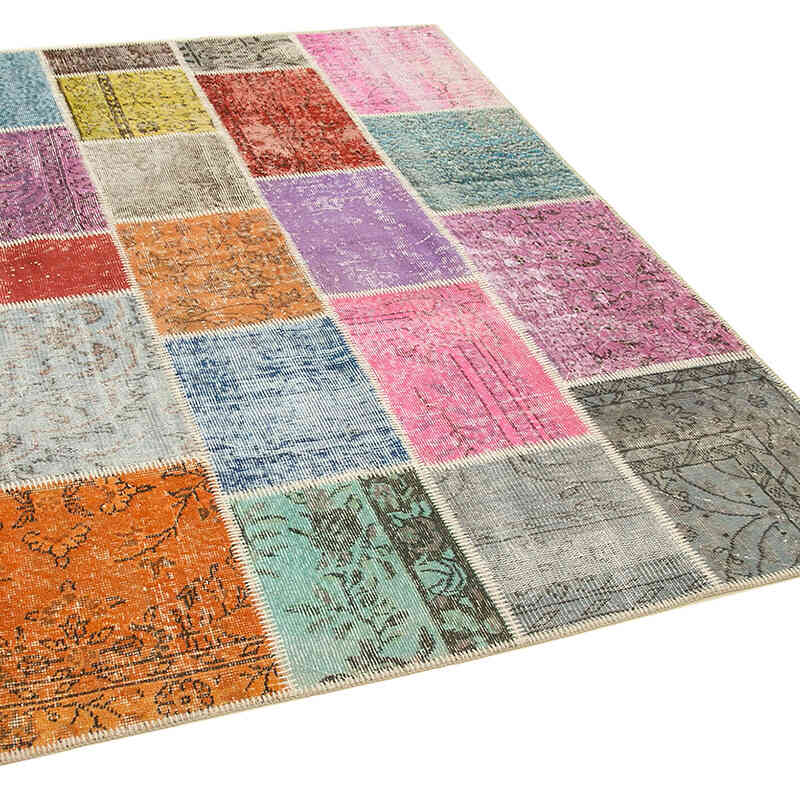 Alfombra Turca de Retazos - 146 cm x 201 cm - K0064346