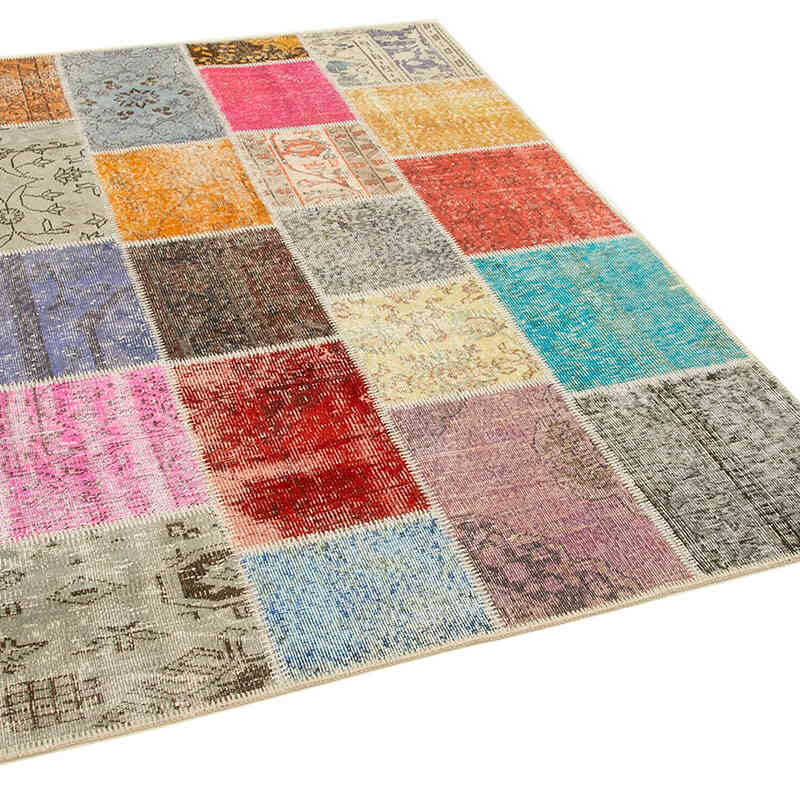 Alfombra Turca de Retazos - 146 cm x 203 cm - K0064347