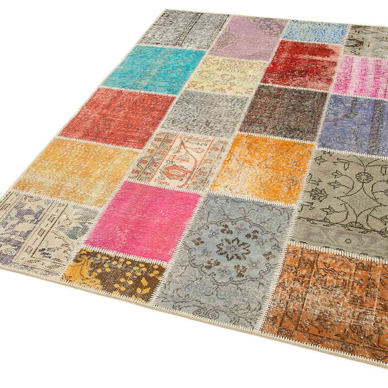 Alfombra Turca de Retazos - 146 cm x 203 cm - K0064347