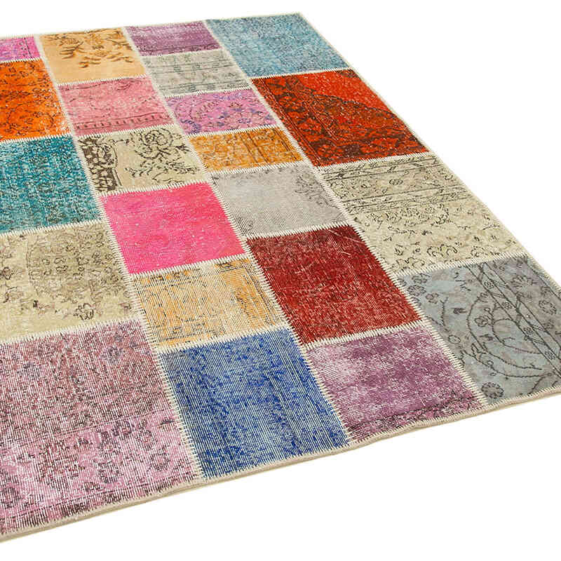Alfombra Turca de Retazos - 147 cm x 204 cm - K0064351
