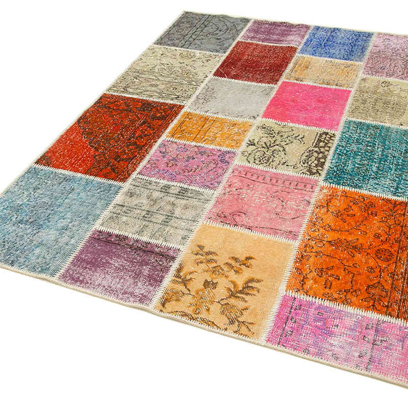 Alfombra Turca de Retazos - 147 cm x 204 cm - K0064351