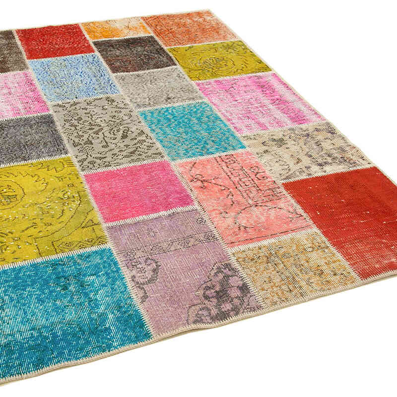 Alfombra Turca de Retazos - 144 cm x 205 cm - K0064359