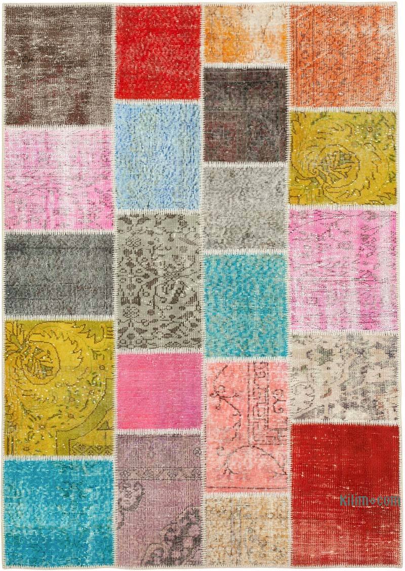 Alfombra Turca de Retazos - 144 cm x 205 cm - K0064359