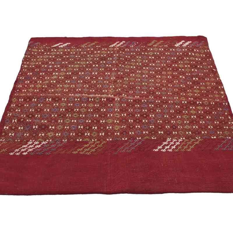 Vintage Konya Jijim Rug - 3' 11" x 4' 11" (47" x 59") - K0064388