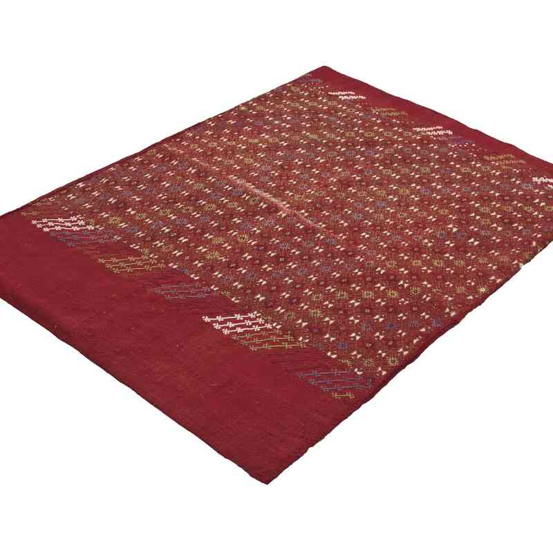 Vintage Konya Jijim Rug - 3' 11" x 4' 11" (47" x 59") - K0064388