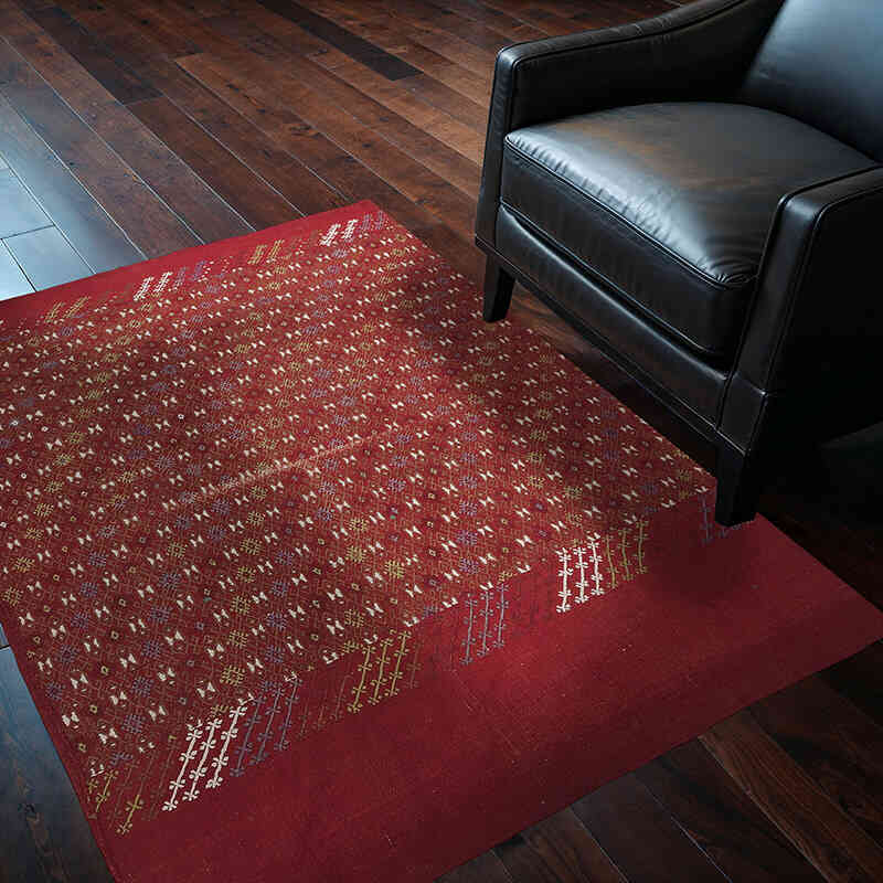 Vintage Konya Jijim Rug - 3' 11" x 4' 11" (47" x 59") - K0064388
