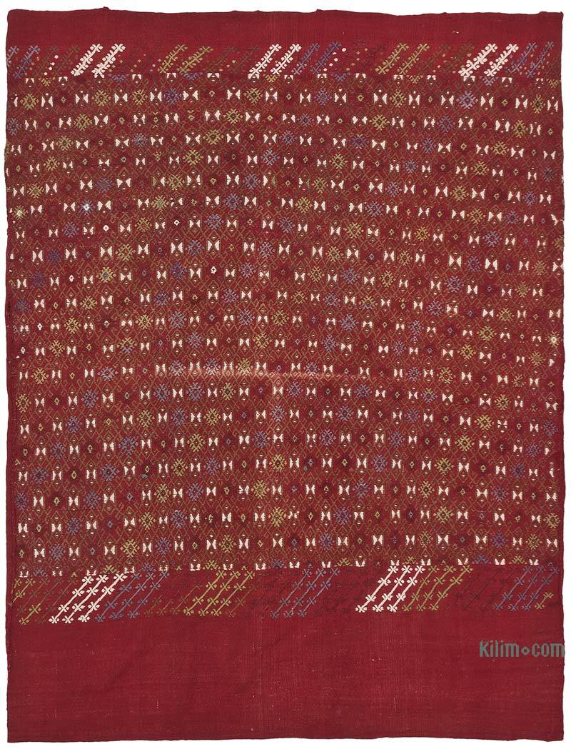 Vintage Konya Jijim Rug - 3' 11" x 4' 11" (47" x 59") - K0064388