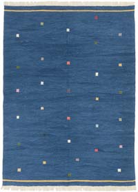 New Handwoven Turkish Kilim Rug - 6' 1" x 8' 4" (73" x 100")