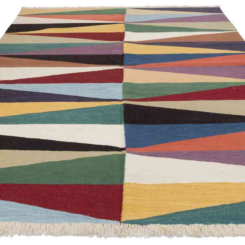 Nueva Alfombra Turca Kilim - 185 cm x 256 cm - K0064421