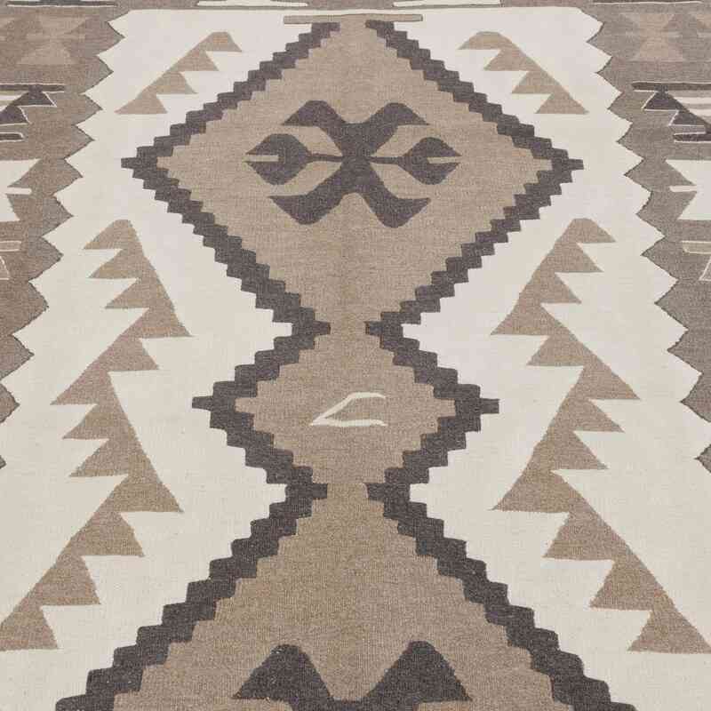 New Handwoven Turkish Kilim Rug - 5' 11" x 7' 3" (71" x 87") - K0064422