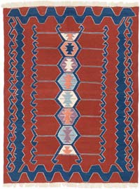 Nueva Alfombra Turca Kilim - 184 cm x 238 cm